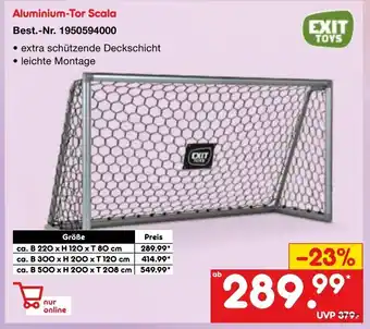 Netto Marken-Discount EXIT TOYS Aluminium-Tor Scala Angebot