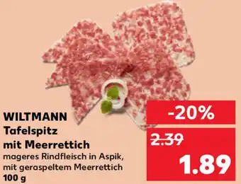 Kaufland WILTMANN Tafelspitz mit Meerrettich 100 g Angebot