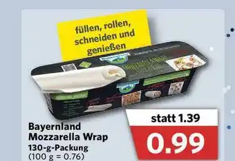 Combi Bayernland Mozzarella Wrap Angebot