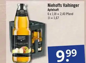 GetränkePartner Niehoffs Vaihinger Apfelsaft Angebot