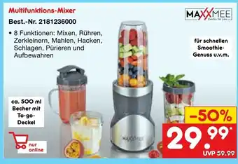 Netto Marken-Discount MAXXMEE Multifunktions-Mixer Angebot