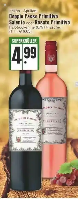 Edeka Doppio Passo Primitivo Salento Oder Rosato Primitivo Angebot