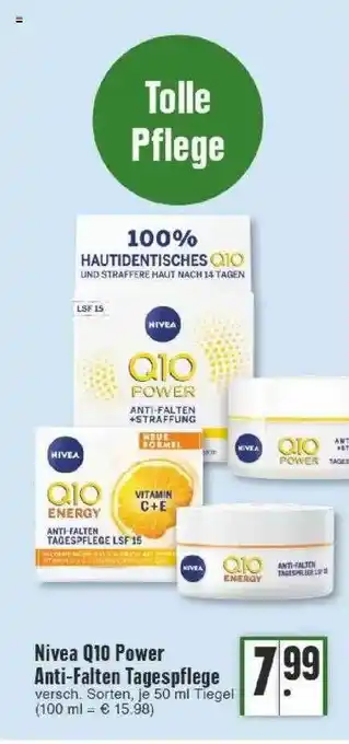 Edeka Nivea Q10 Power Anti-falten Tagespflege Angebot