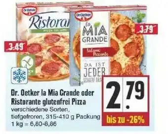 Edeka Dr Oetker La Mia Grande Oder Ristorante Glutenfrei Pizza Angebot