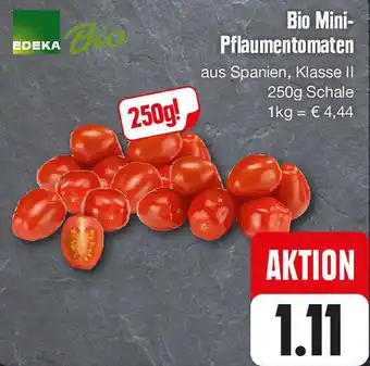 Edeka EDEKA Bio Mini-Pflaumentomaten 250g Schale Angebot