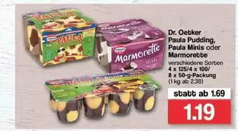 Famila Nord Ost Dr. Oetker Paula Pudding, Paula Minis Oder Marmorette Angebot