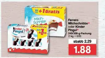 Famila Nord Ost Ferreri Milchschnitte Oder Kinder Pingui Angebot