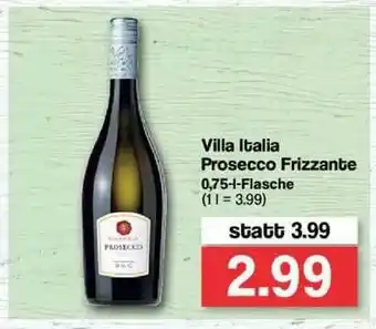 Famila Nord Ost Villa Italia Prosecco Frizzante Angebot