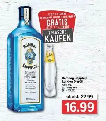 Famila Nord Ost Bombay Sapphire London Dry Gin Angebot