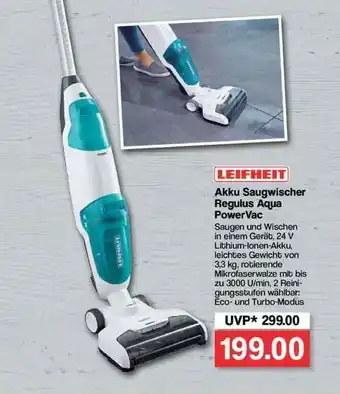 Famila Nord Ost Akku Saugwischer Regulud Aqua Power Vac Angebot