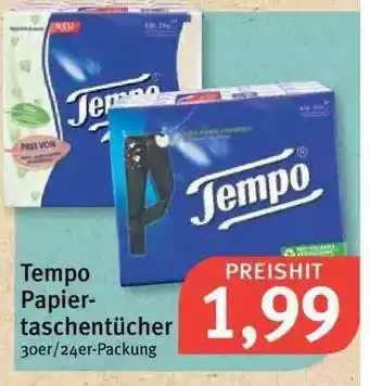 Feneberg Tempo Papiertaschentücher Angebot