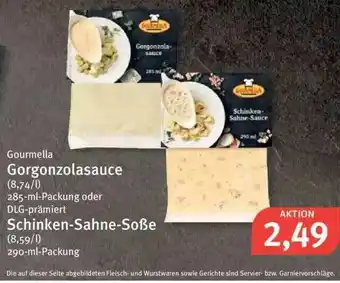 Feneberg Gourmella Gorgonzolasauce Oder Schinken-sahne-soße Angebot