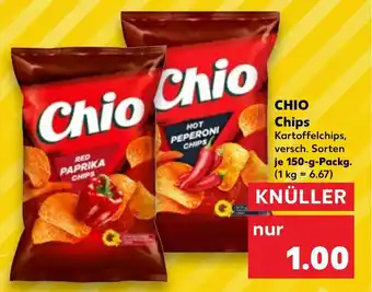 Kaufland CHIO Chips Kartoffelchips, versch. Sorten Angebot