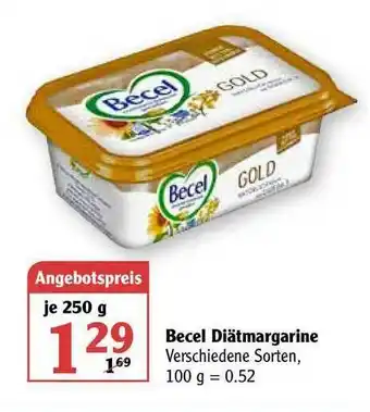 Globus Becel Diätmargarine Angebot