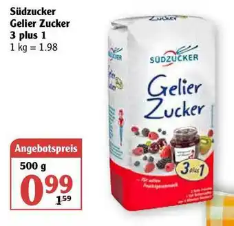 Globus Südzucker Gelier Zucker 3 Plus 1 Angebot