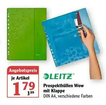 Globus Leitz Prospekthüllen Wow Mit Klappe Angebot