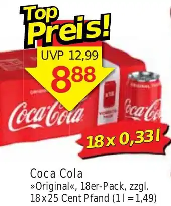 Wiglo Wunderland Coca Cola >>Original<<, 18er-Pack Angebot