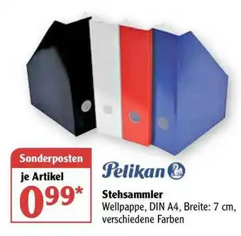 Globus Pelikan Stehsammler Angebot