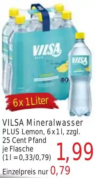 Wiglo Wunderland VILSA Mineralwasser 6x1 Liter Angebot