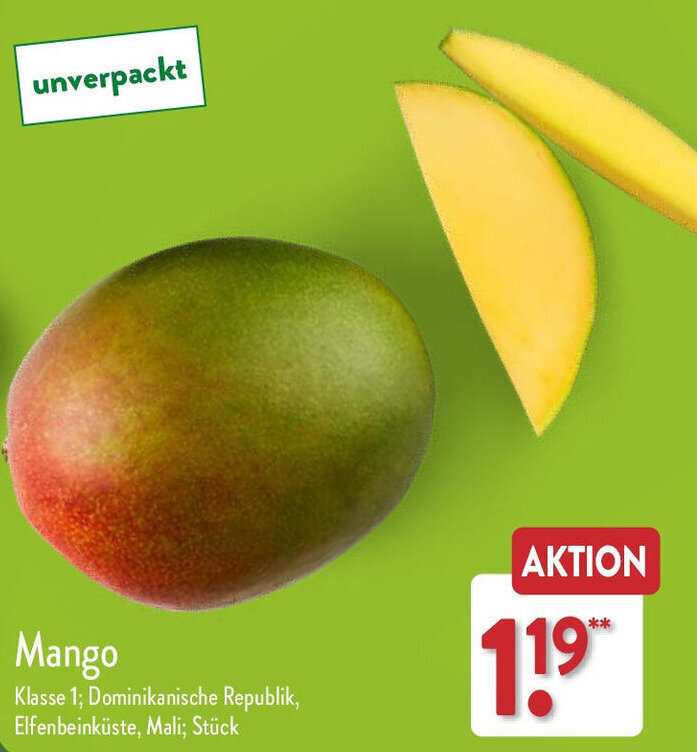 Aldi Nord Mango Angebot