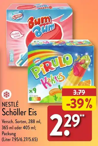Aldi Nord NESTLÉ Schöller Eis Angebot