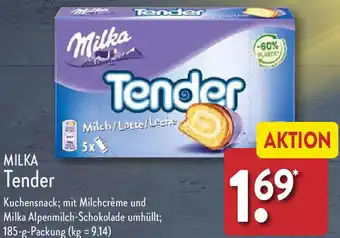 Aldi Nord MILKA Tender 185 g Packung Angebot