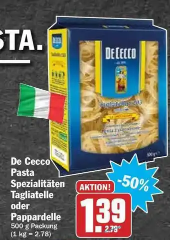 Hit De Cecco Pasta Angebot