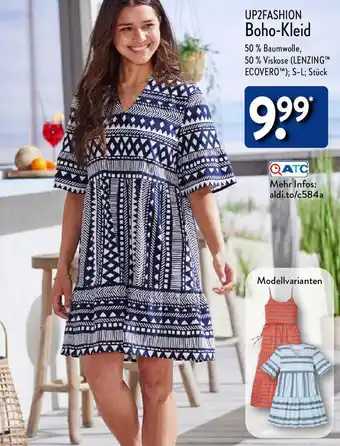 Aldi Nord UP2FASHION Boho-Kleid Angebot