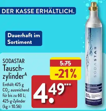 Aldi Nord SODASTAR Tausch-zylinder Angebot