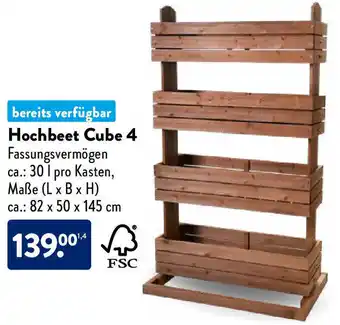 Aldi Nord Hochbeet Cube 4 Angebot