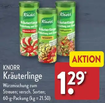 Aldi Nord KNORR Kräuterlinge 60 g Packung Angebot