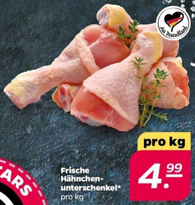 NETTO Frische Hähnchenunterschenkel Angebot