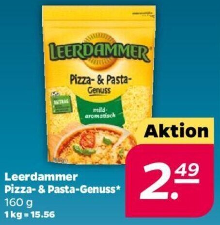 NETTO Leerdammer Pizza- & Pasta-Genuss 160 g Angebot