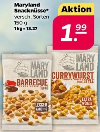 NETTO Maryland Snacknüsse 150 g Angebot