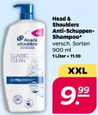 NETTO Head & Shoulders Anti-Schuppen-Shampoo 900 ml Angebot