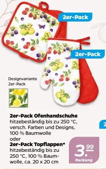 NETTO 2er-Pack Ofenhandschuhe Angebot