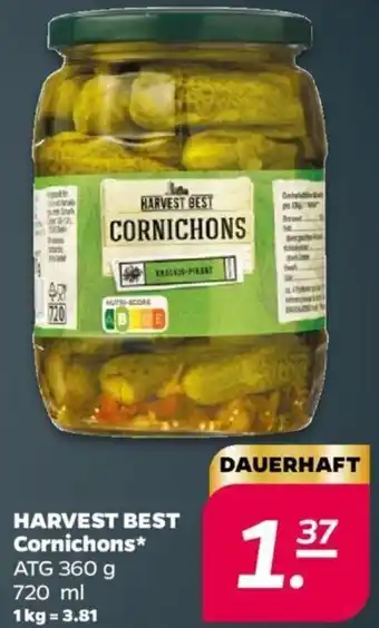 NETTO HARVEST BEST Cornichons 720 ml Angebot