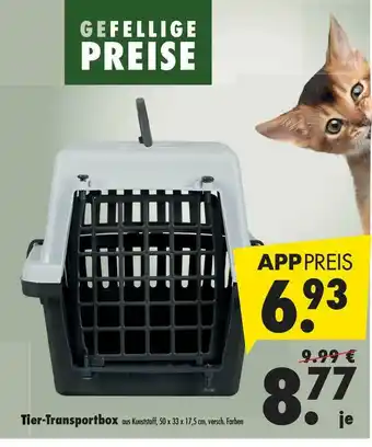 Mäc Geiz Tier-transportbox Angebot