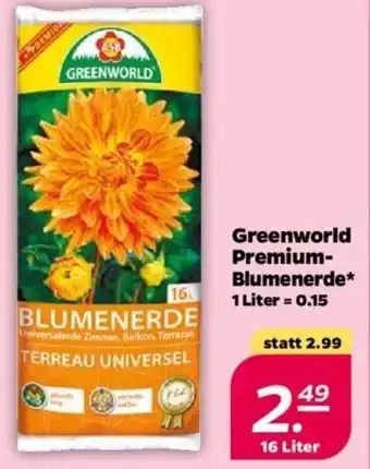 NETTO Greenworld Premium-Blumenerde 16 Liter Angebot