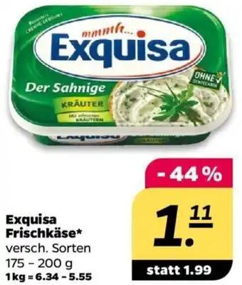 NETTO Exquisa Frischkäse 175 - 200 g Angebot