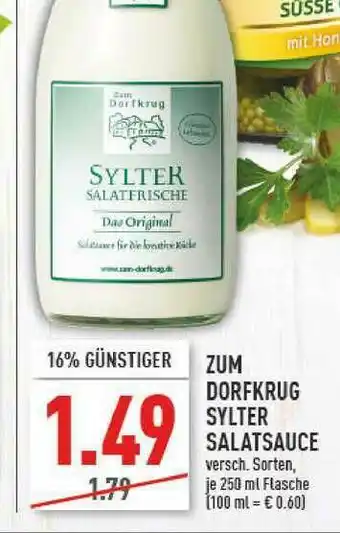 Marktkauf Zum Dorfkrug Sylter Salatsauce Angebot