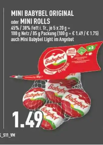 Marktkauf Mini Babybel Original Oder Mini Rolls Angebot