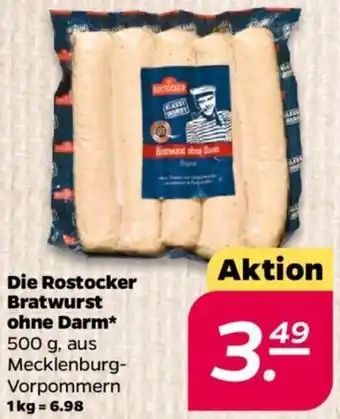 NETTO Die Rostocker Bratwurst ohne Darm 500 g Angebot