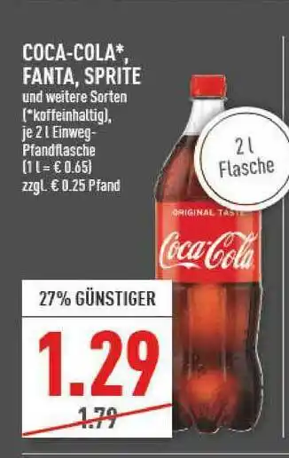 Marktkauf Coca-cola Fanta Sprite Angebot