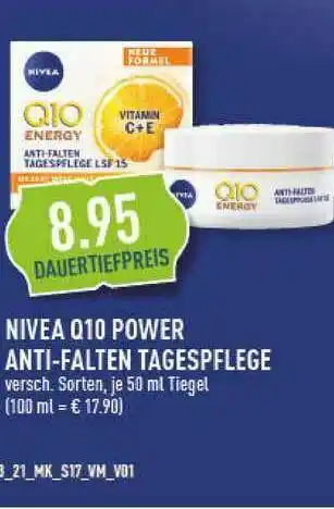 Marktkauf Nivea Q10 Power Anti-falten Tagespflege Angebot