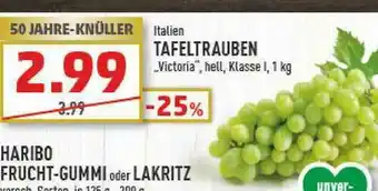 Marktkauf Haribo Frucht-gummi Oder Lakritz Italien Tafeltrauben Angebot