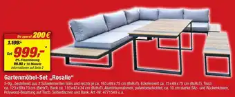 toom Baumarkt Gartenmöbel-Set ,,Rosalie" Angebot