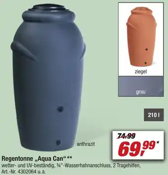 toom Baumarkt Regentonne ,,Aqua Can" Angebot