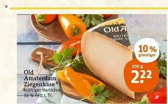 tegut Old Amsterdam Ziegenkäse Angebot