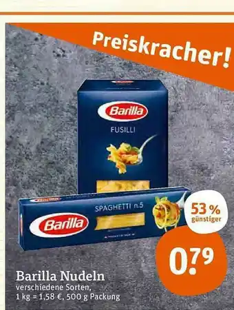 tegut Barilla Nudeln Angebot